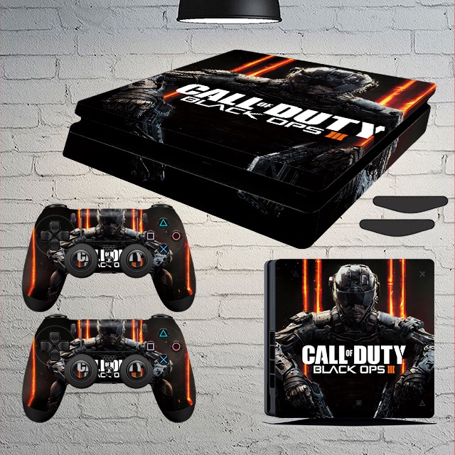 Skin PS4 slim Call Of Dutty black