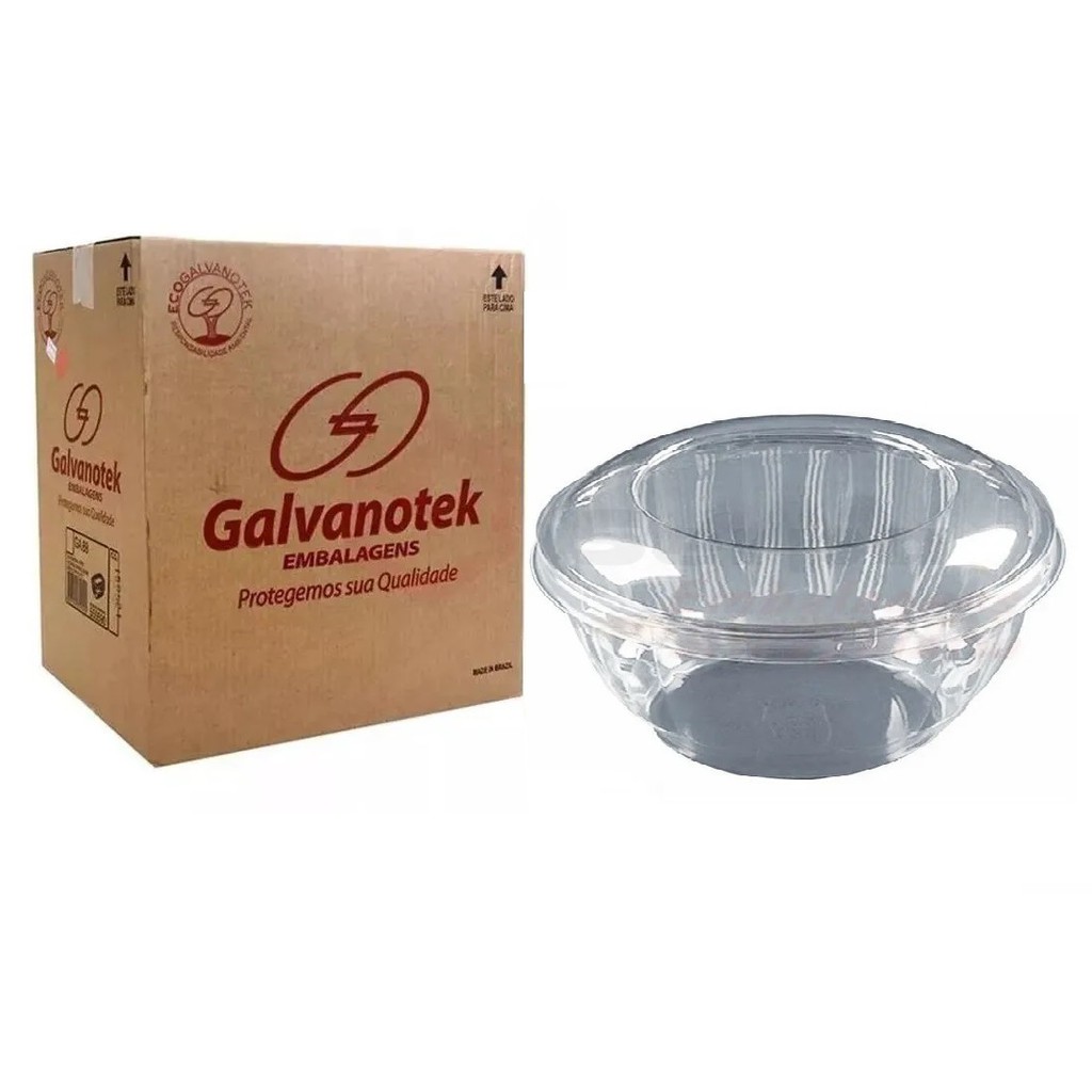 Embalagem Pet Doce, Pavê 500ml Galvanotek G-681 C/240 (1cx)