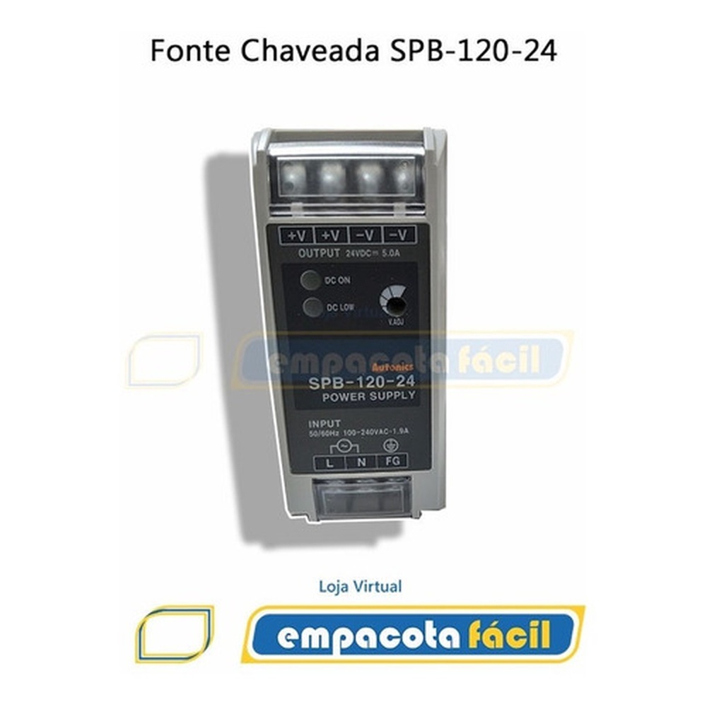 Fonte Chaveada Spb 120 24 Autonics 5a 120w Shopee Brasil