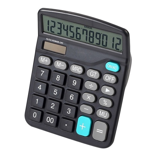 Calculadora De Mesa Comercial Escritório Display 12 Digitos