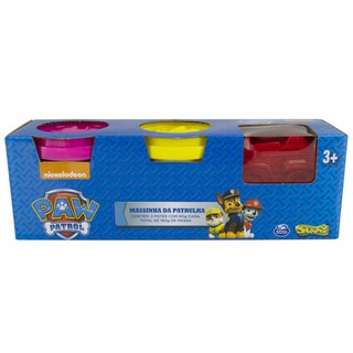 Ki-Massa Patrulha Canina - 2 potes - Rosa e Amarelo
