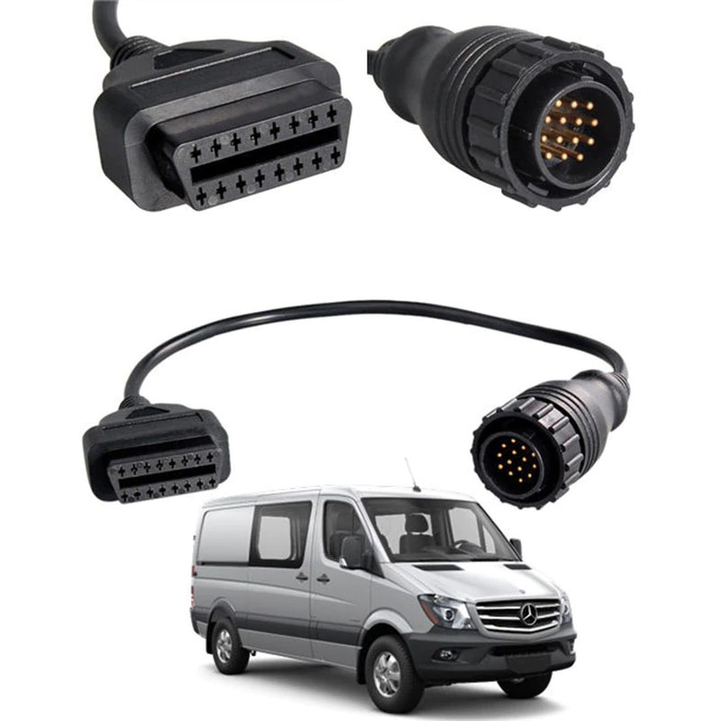Cabo Adaptador Mercedes Sprinter 14 Pinos Scanner Obd2