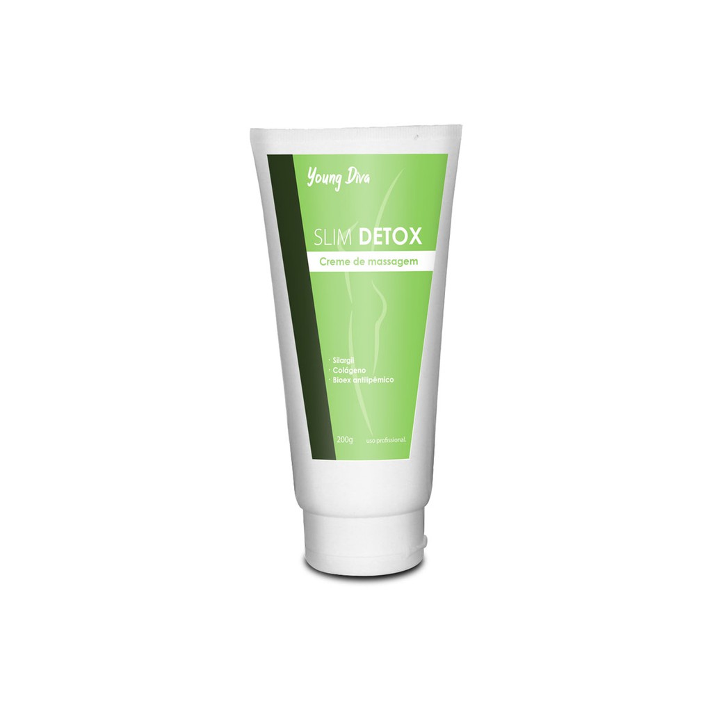 Creme de Massagem - Slim Detox - Young Diva 240 ml.