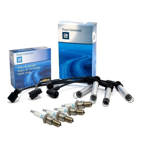 Kit Cabos + Velas Original Gm Meriva 1.8 8v Flex Promoção em Oferta na Shopee