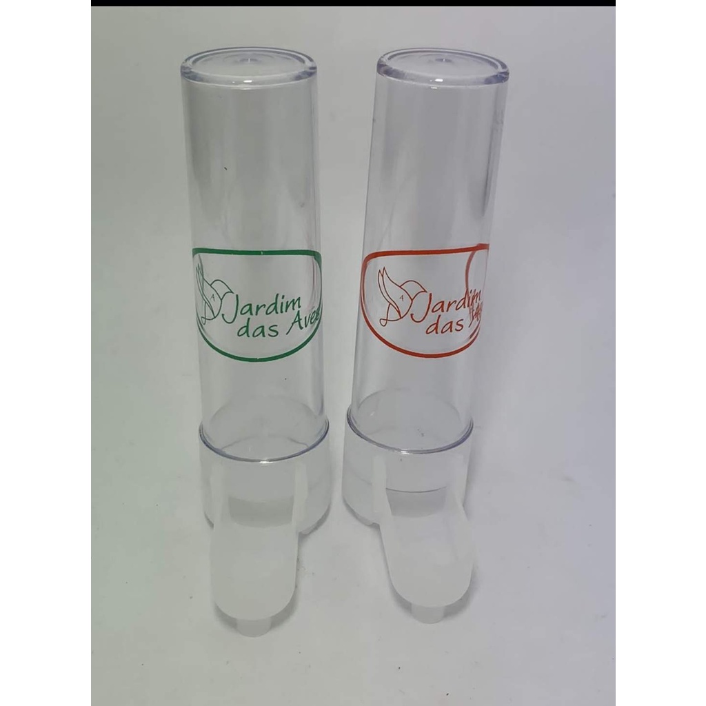 Kit 05 Bebedouros 75ml Para Passaros - Malha Fina