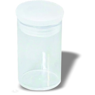 50 frasco 10ML acrílico tampa tipo pressão