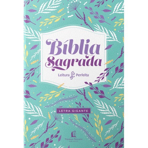 Bíblia NVI | Leitura Perfeita | Letra Gigante | Couro | Flores em Oferta na Shopee