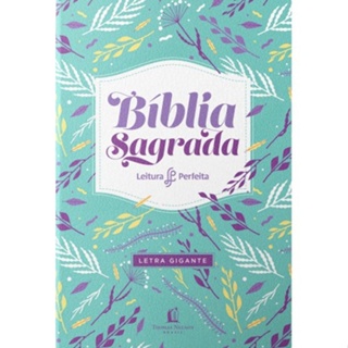 Bíblia NVI | Leitura Perfeita | Letra Gigante | Couro | Flores em Oferta na Shopee