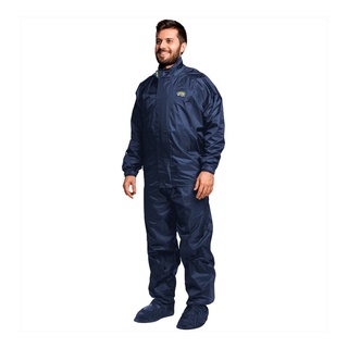 Capa De Chuva California Azul De Nylon Motoqueiro - P M G Gg