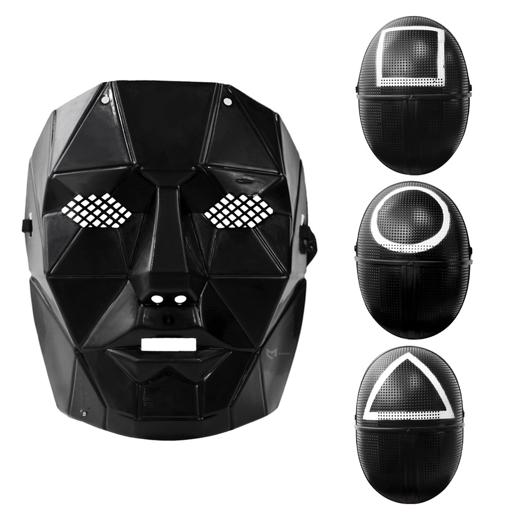 Mascara Da Serie Round 6 Boss Circulo Triangulo Quadrado Round six