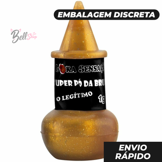 Super Pó Mágico da Bruxinha Luxo - Dourado - Extra Forte - Loka Sensação