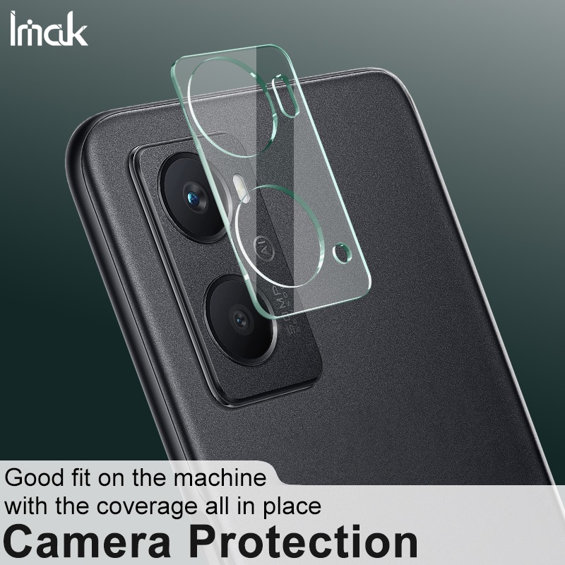 imak HD Glass Proteção Do Filme Da Lente Traseira Câmera + Tampa OPPO A96 4G Versão Externa All-in-One De Vidro Temperado
