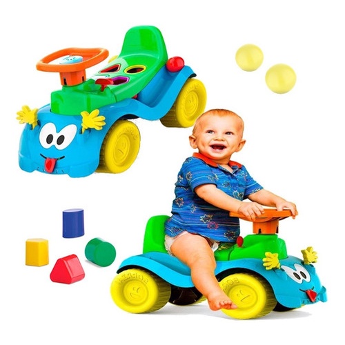 Totoka Triciclo Infantil Bebe Carrinho Totokinha Menino Azul em Oferta na Shopee
