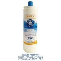 Filtro Refil P/ Purificador Ibbl Fr600 Evolux Atlantis C+3