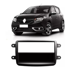 Moldura Dvd 2 Din 1 Din Multimídia Sandero 2011 2012 2013