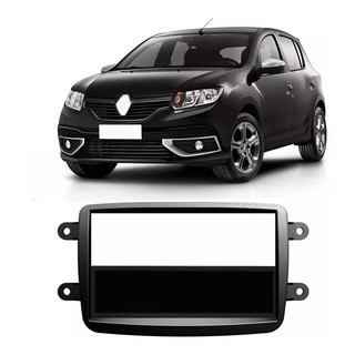 Moldura Dvd 2 Din 1 Din Multimídia Sandero 2011 2012 2013