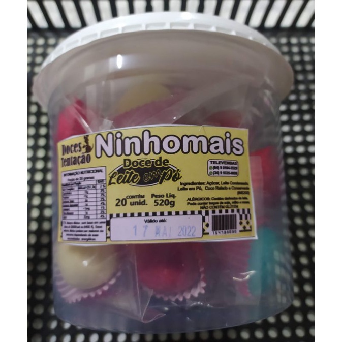 Leite em pó ninho colorido 18 unidades