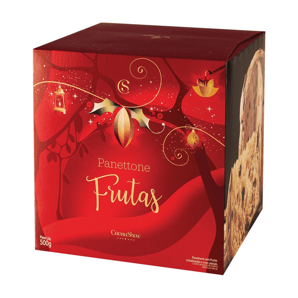 Panettone Frutas 500g Cacau Show | Shopee Brasil