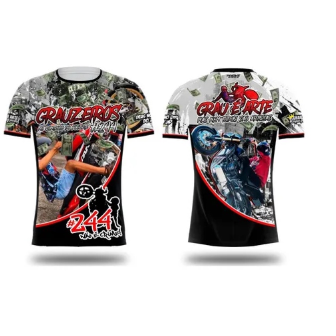 Camisa 244grau Não É Crime -grauzeiro Camisa Quebrada