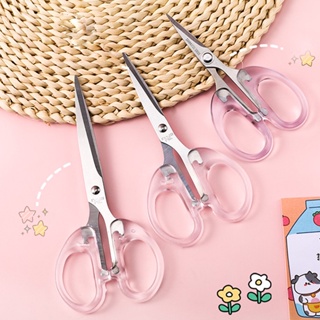 Tesoura De Aço Inoxidável Transparente Artesanal em Oferta na Shopee