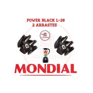 Arraste Acoplamento do Copo 2 Peças do Liquidificador Mondial Power Black 2 L-28