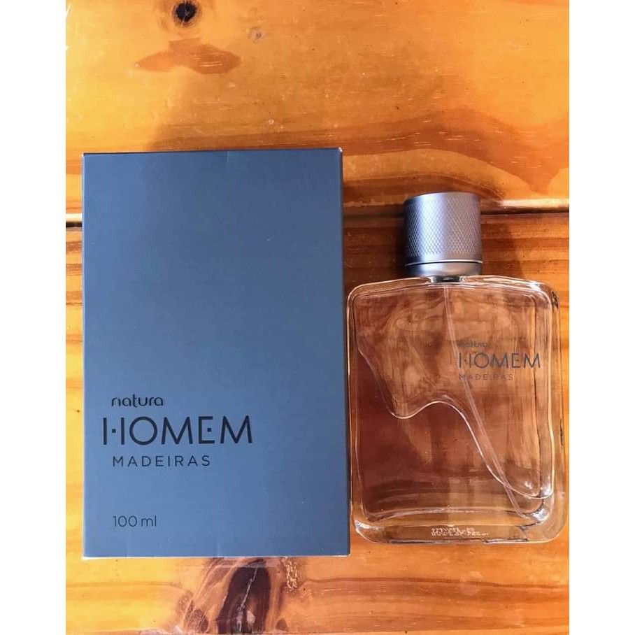 Colônia Natura Homem Madeiras 100ml | Shopee Brasil