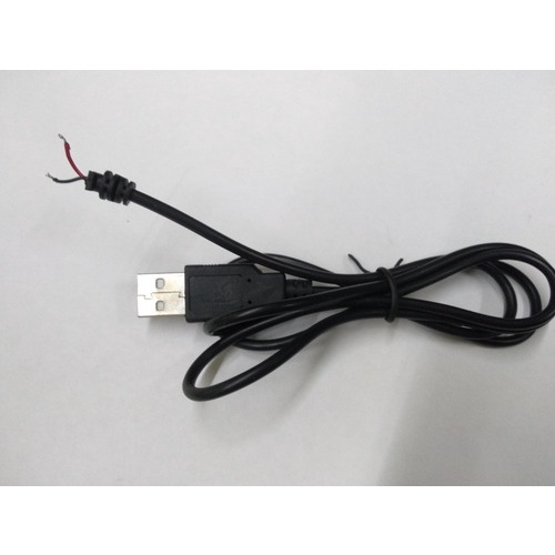 Kit Com 10 Cabo Conector Usb Macho Diy 2.0 Usb 2 Vias