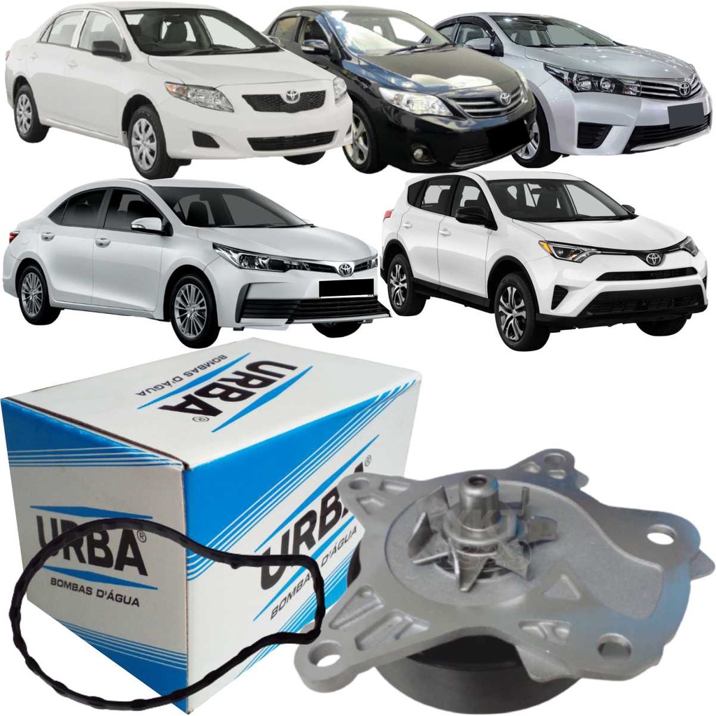 Bomba D'Água Original Urba Toyota Corolla GLI 1.8 2015 á 2021, 2.0 16V 2009 2010 2011 2012 2013 2014 2015 2016 2017 2018 2019 2020 2021. RAV-4. em Oferta na Shopee