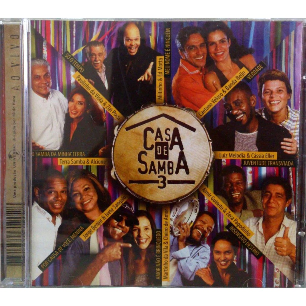 Cd Casa De Samba 3 - Beth Carvalho, Martinho da Vila, Arlindo Cruz