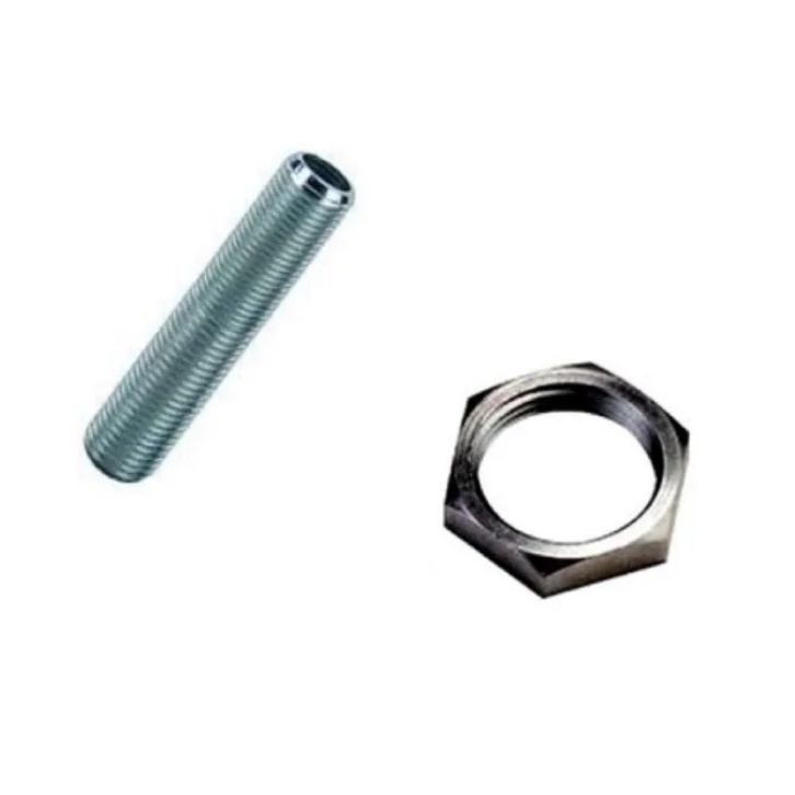 Kit Niple para Lustres/Pendentes e outros ou Porca p/ Niple M10