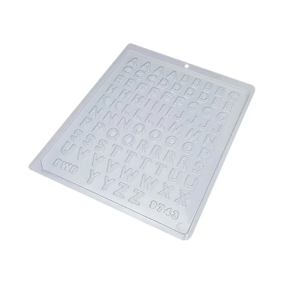 Forma de Acetato Mini Alfabeto 9743 BWB - Rizzo Distribuidora em Oferta na Shopee
