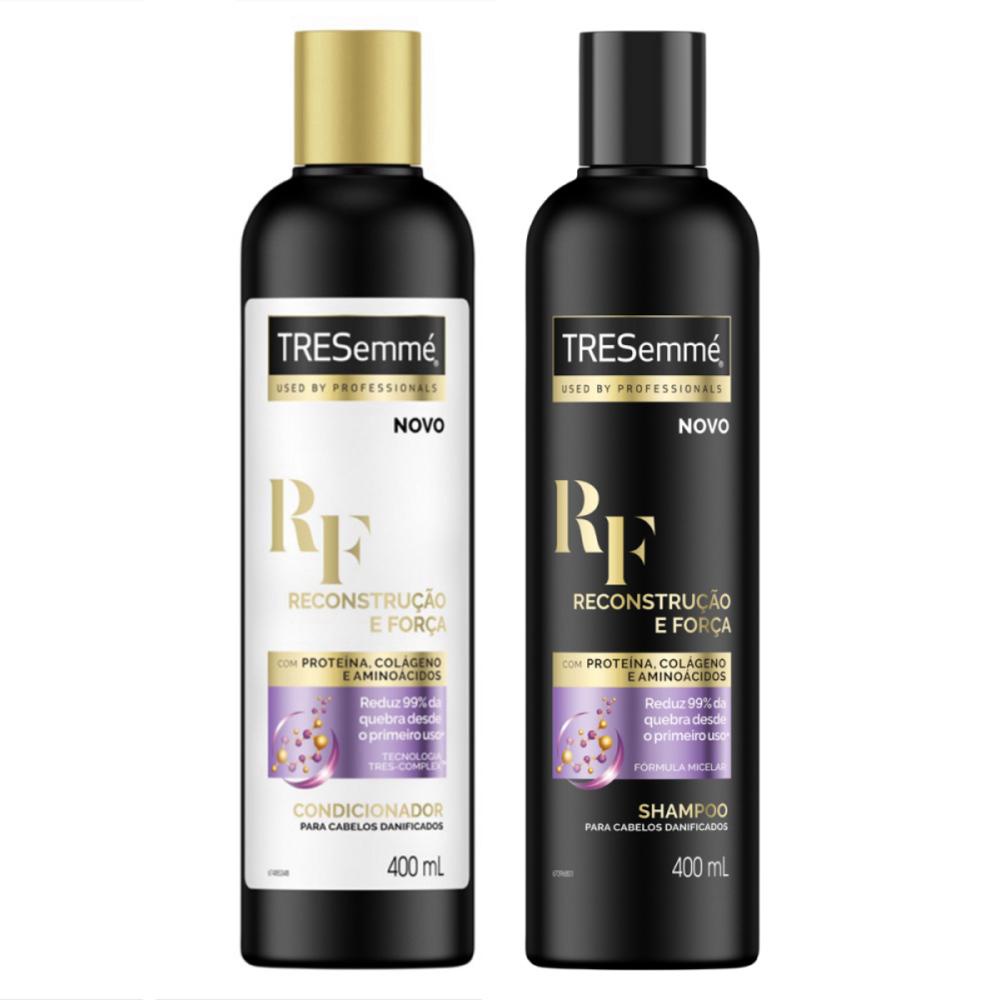 Kit TRESemmé Reconstrução e Força Duo Shampoo + Condicionador 400ml em Oferta na Shopee