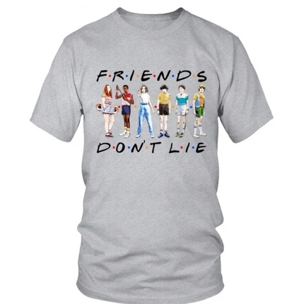 Camiseta Manga Corta Friends Dont Lie 