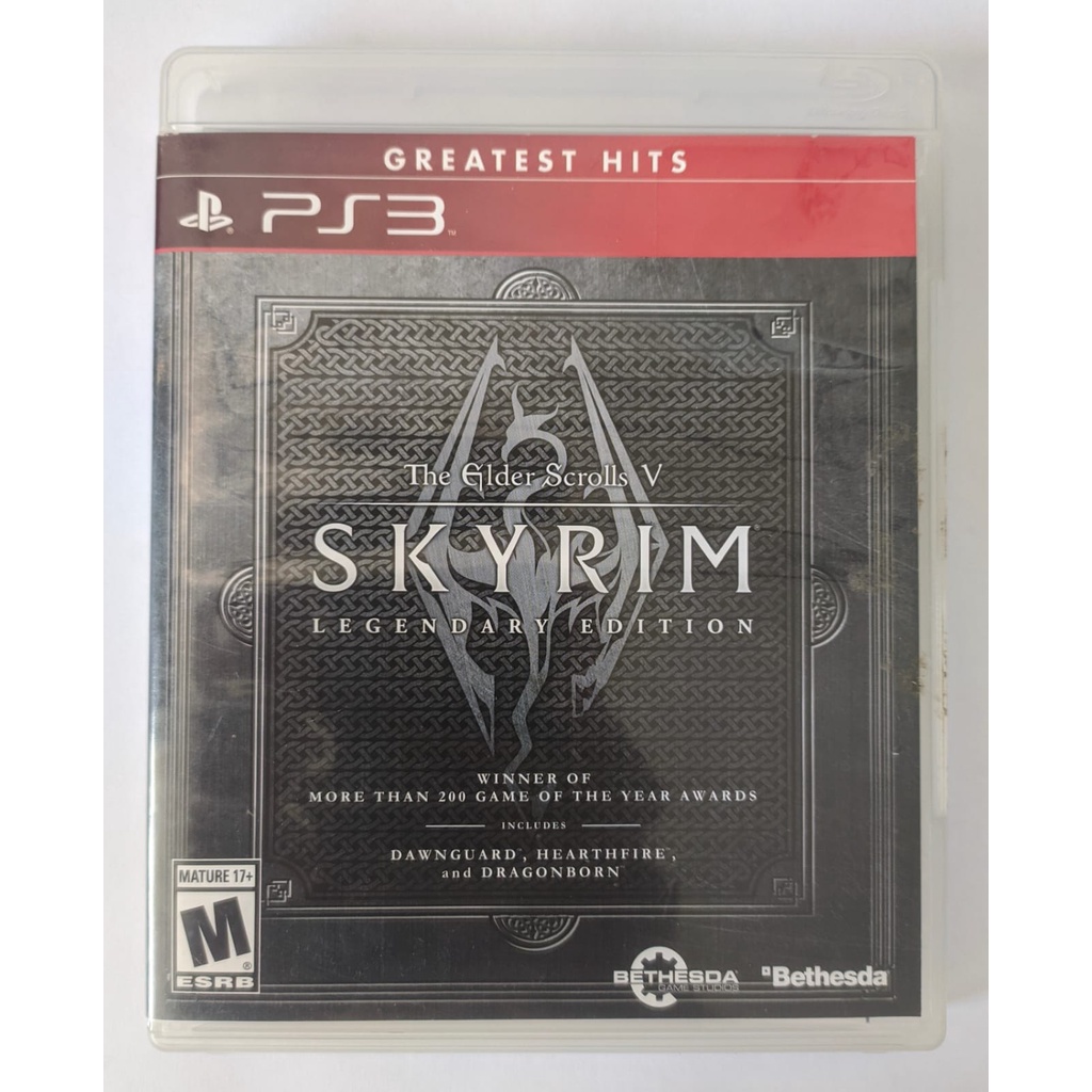 The Elder Scrolls V Skyrim Legendary Edition PS3 Original Mídia Física - Pronta Entrega