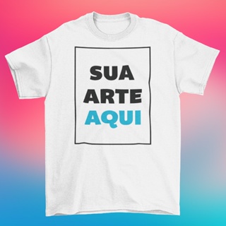 Camiseta Personalizada Com sua arte estampa imagem promoção em Oferta na Shopee