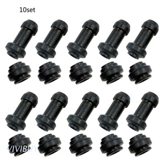 Vivi 10 Set Motocicleta Scooter Freio Superior Lower Tampa Poeira À Prova D Borracha em Oferta na Shopee