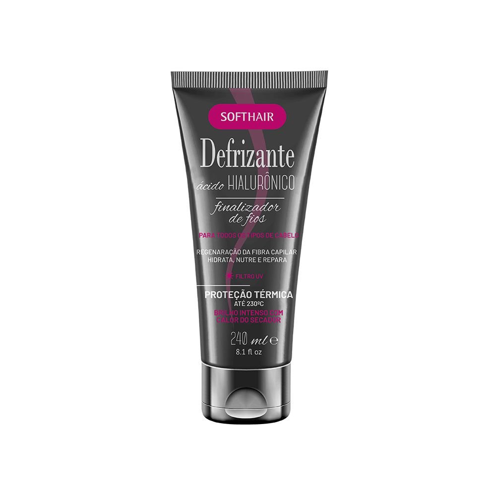 Defrizante Ácido Hialurônico Soft Hair 240ml em Oferta na Shopee
