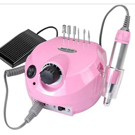 Lixadeira Lixa Motor Unha Elétrica Profissional Porquinho 30000 RPM Bivolt em Oferta na Shopee