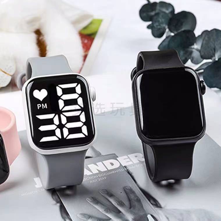 Relógio Feminino Digital Eletrônico Led Quadrado masculino à Prova D'água 2022 h em Oferta na Shopee