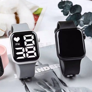 Relógio Feminino Digital Eletrônico Led Quadrado masculino à Prova D'água 2022 h em Oferta na Shopee