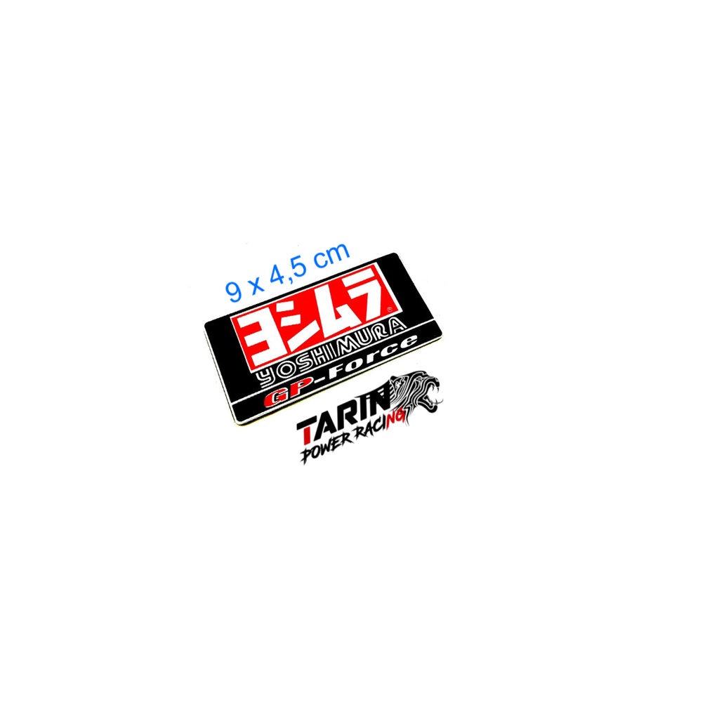 EMBLEMA YOSHIMURA ADESIVO ESCAPAMENTO ESPORTIVO