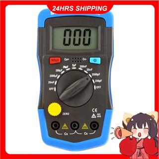 Capacímetro DM6013L Digital Portátil com LCD/Luz de Fundo/Medidor