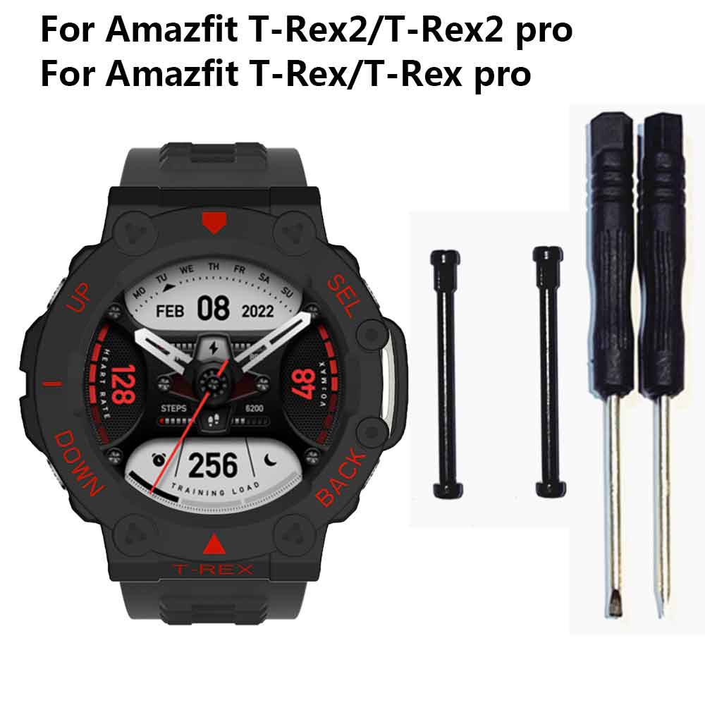1 Conjunto Para Amazfit T-Rex/pro/2 Rex2 Relógio Banda Conector Parafuso Ferramenta Haste Adaptador De Metal Pino Chaves