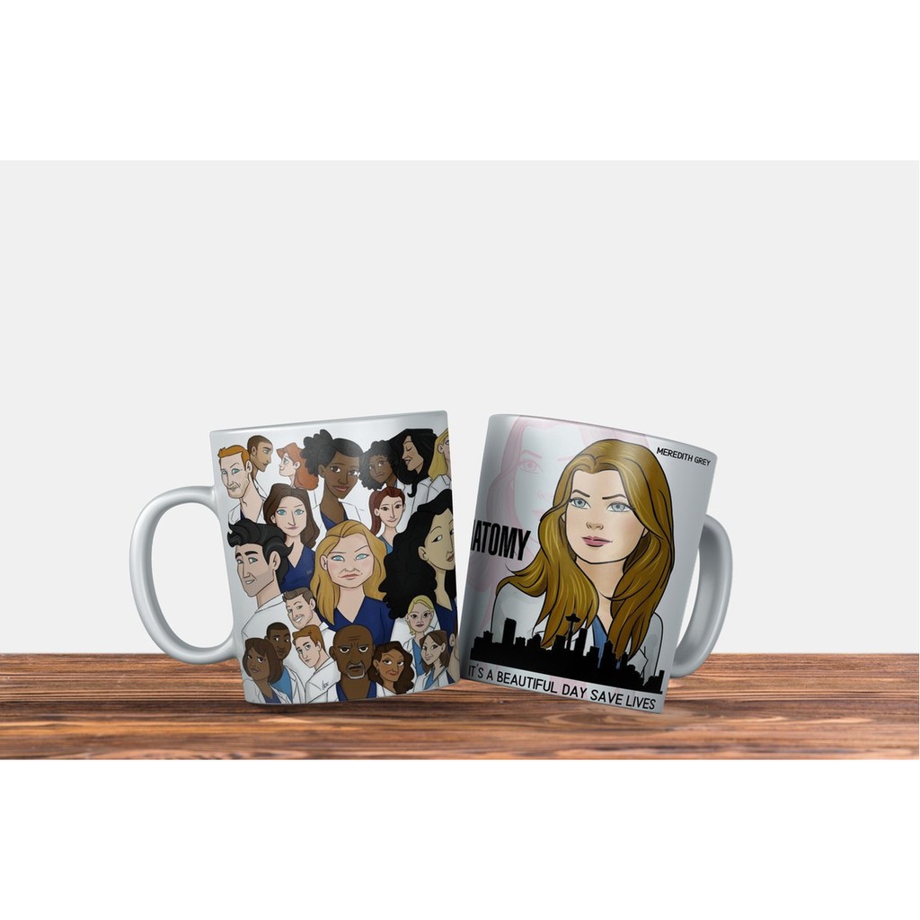 Caneca Coleção Greys Anatomy 3 - 300 Ml