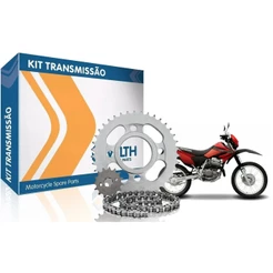 Kit Relação Transmissão Xr 250 Tornado S/Retentor Modelo Original Qualidade