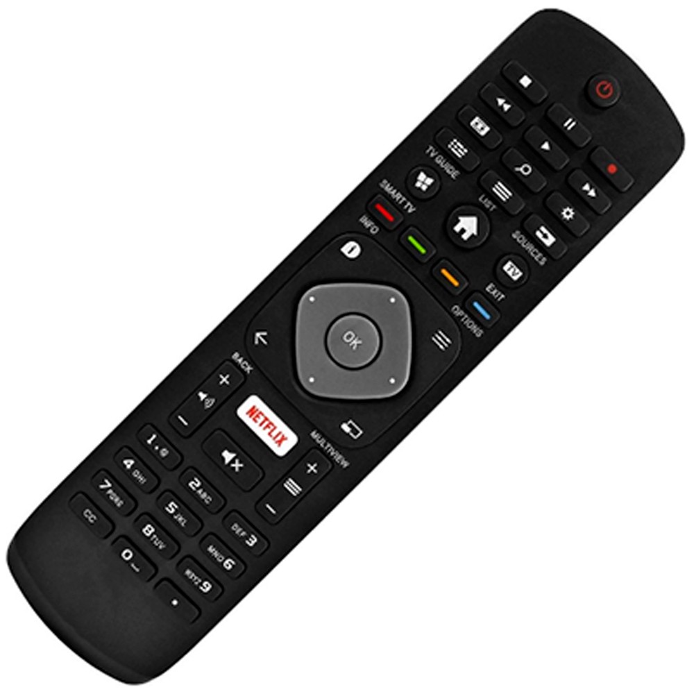 Controle Remoto Para TV Philips Smart  Lcd Led Tecla Netflix 43PFG5102/78 43PUG6102/78 50PUG6102/78 55PUG6102/78