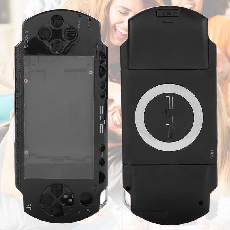 Substituição Kit Psp Habitação Caso Completo Botões 1000 Shell Shell