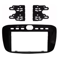 Moldura 2 Din Fiat Punto 2013 A 2017 Linea 2015 A 2016 - Black Piano