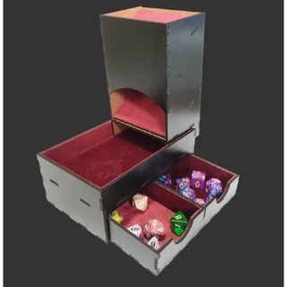 Torre Dados Com Gaveta P/ Dados Bucaneiros Boardgame Premium