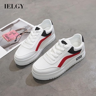 IELGY Tênis Feminino Branco De Correspondência De Cores